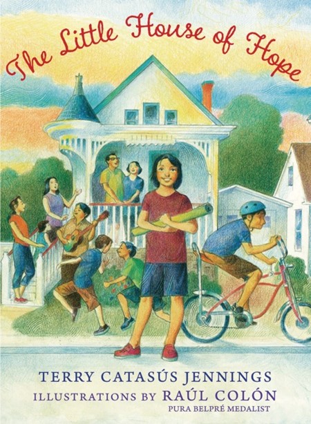 Image of the picture book The Little House of Hope by Hilda Eunice Burgos with the theme immigrant communities taking care of each other 